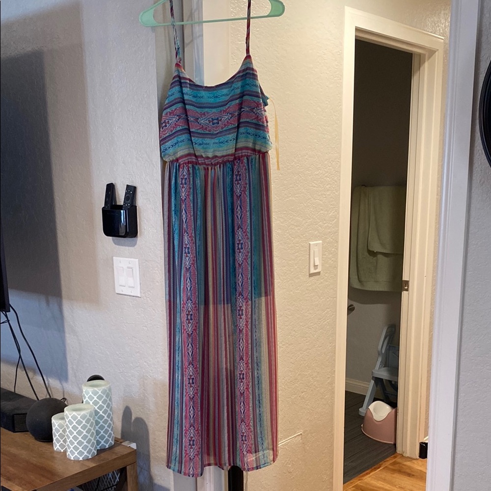 Love Reign Multicolor Asymmetrical Dress